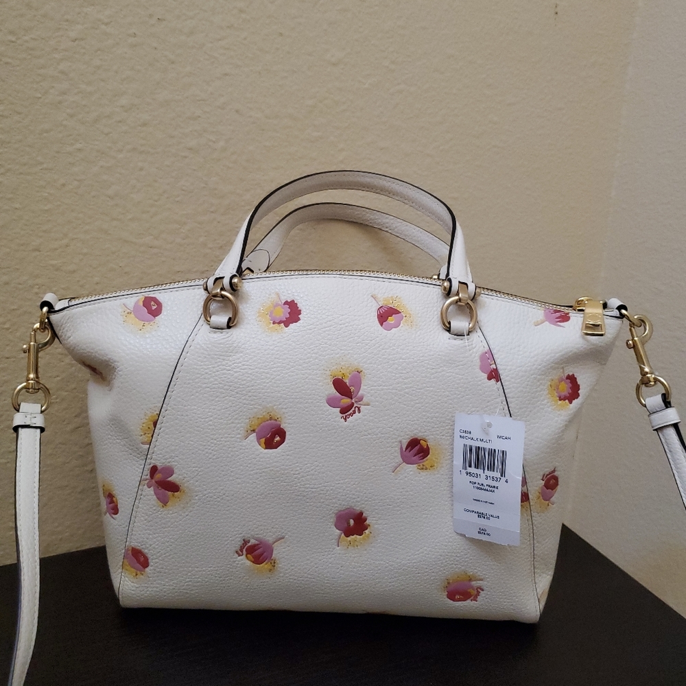 Coach  Prairie Satchel With Floral Print - Picture 8 of 15